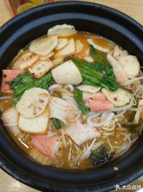 推荐菜:肥牛鱼丸米线