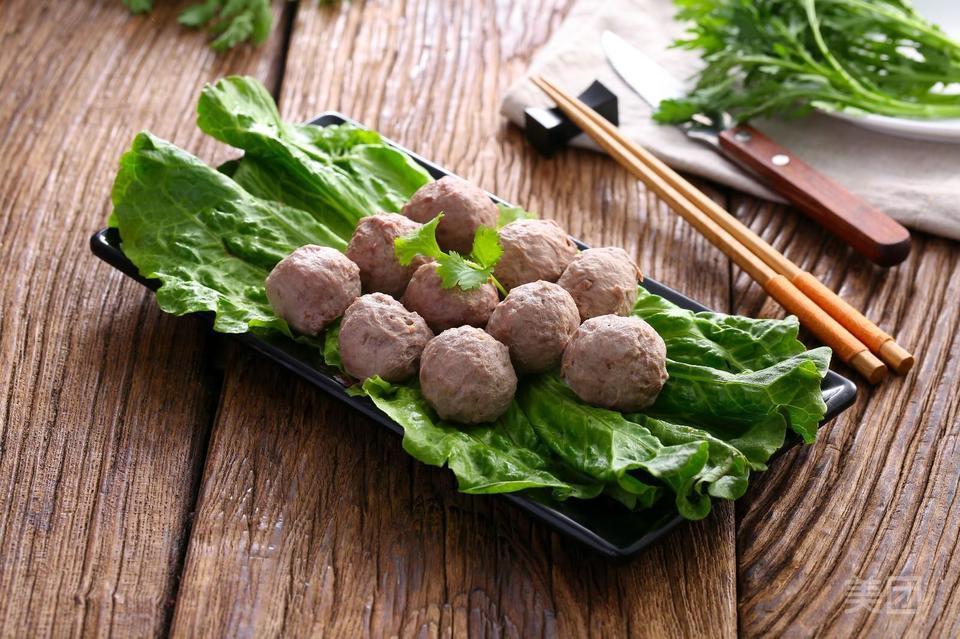 手打牛肉丸图片
