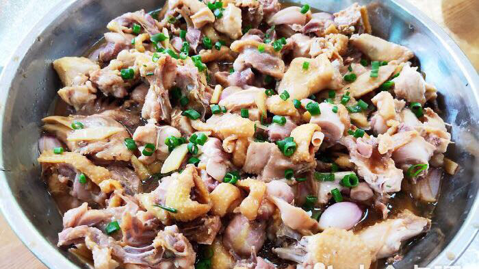 红葱头蒸鸡图片