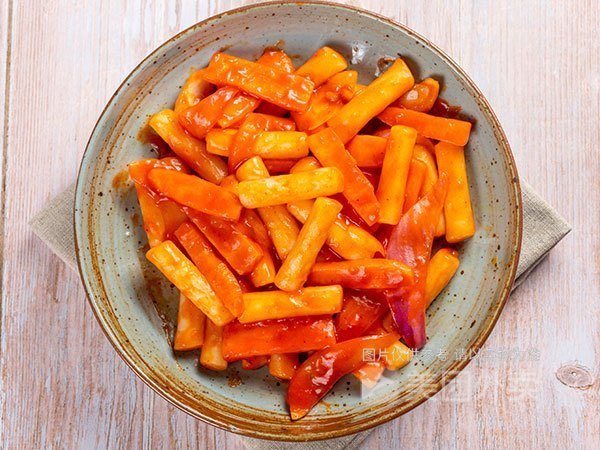 酱香火腿炒年糕图片