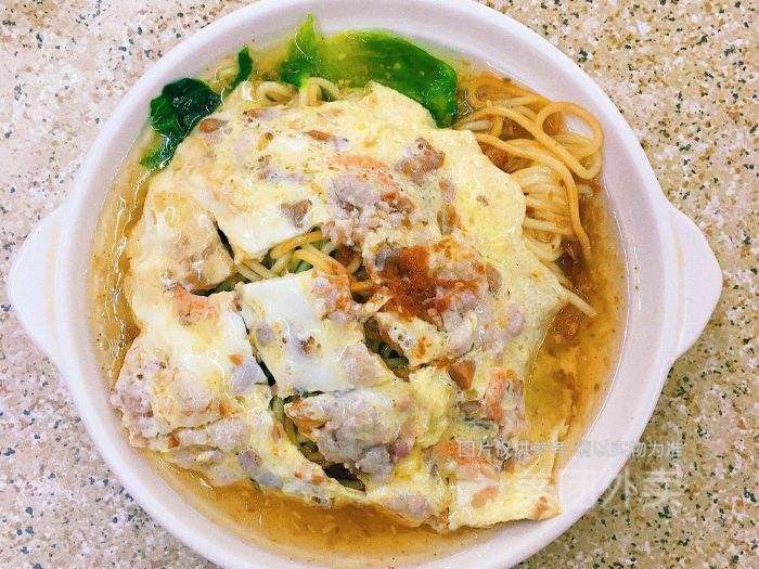 流沙特色虾米蒸面图片