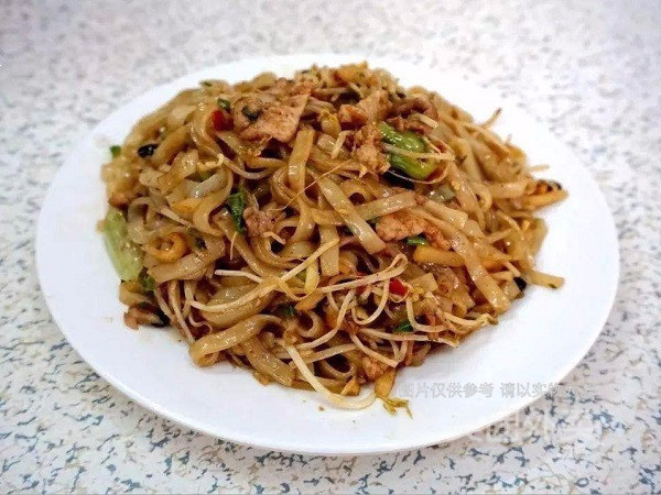 老友猪杂炒粉图片