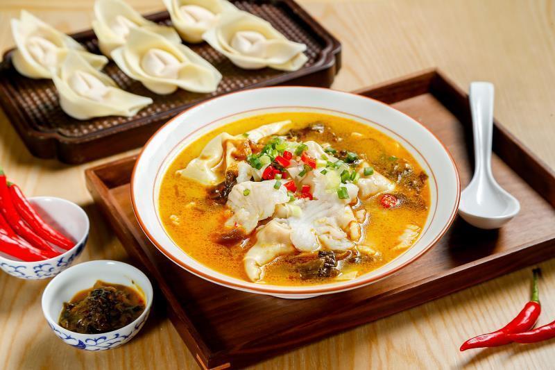 酸菜鱼抄手图片