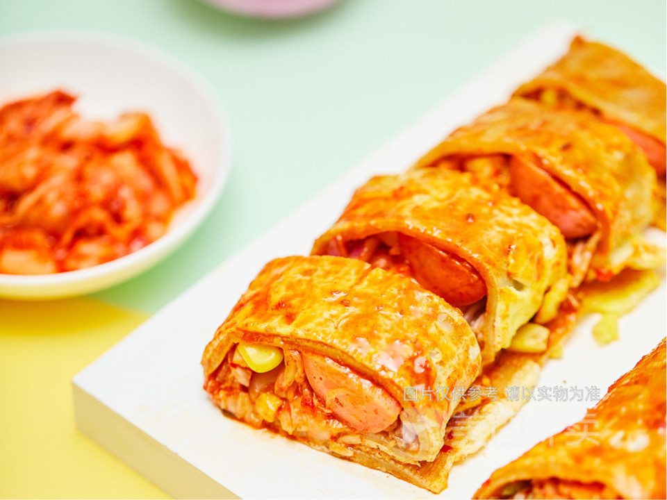 芝士榴莲烤冷面推荐菜:四环冷面王(摩尔城店)位于包