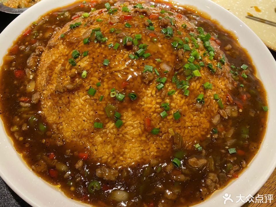 牛肉锅巴图片