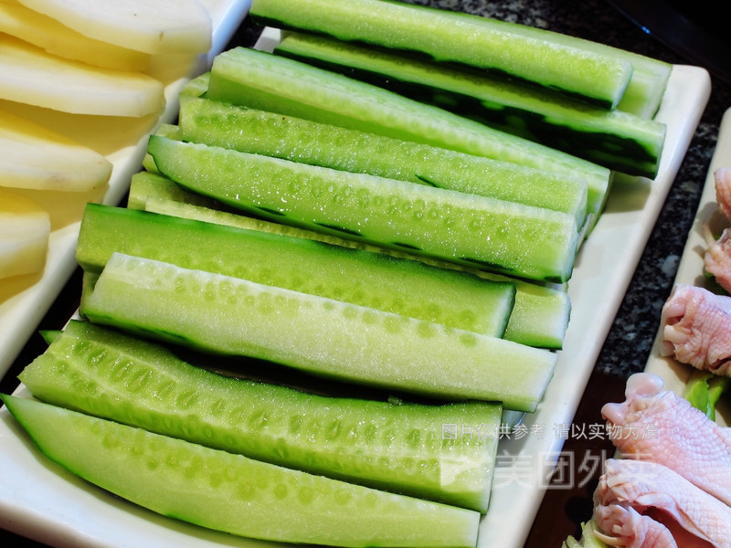 黄瓜葱丝图片