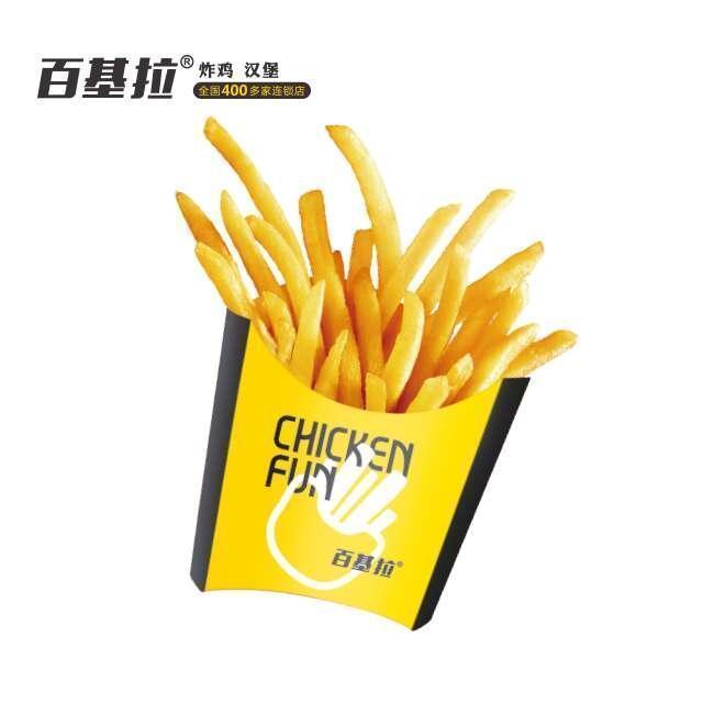 香辣鸡腿堡 超脆粗薯条图片