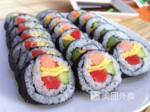 芝士玉米沙拉紫菜包饭图片