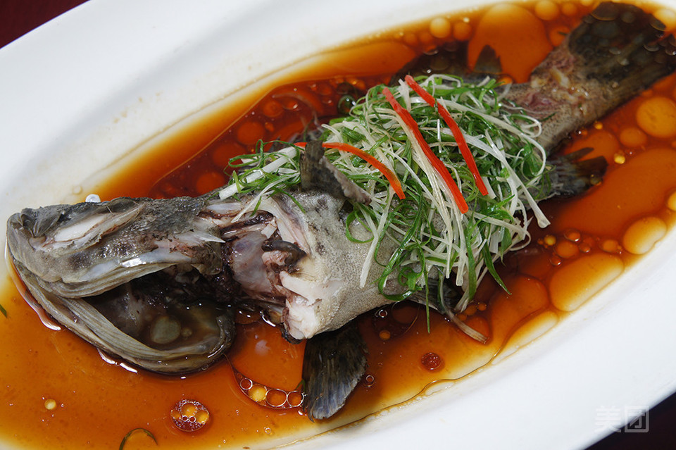 广蒸龙胆鱼图片