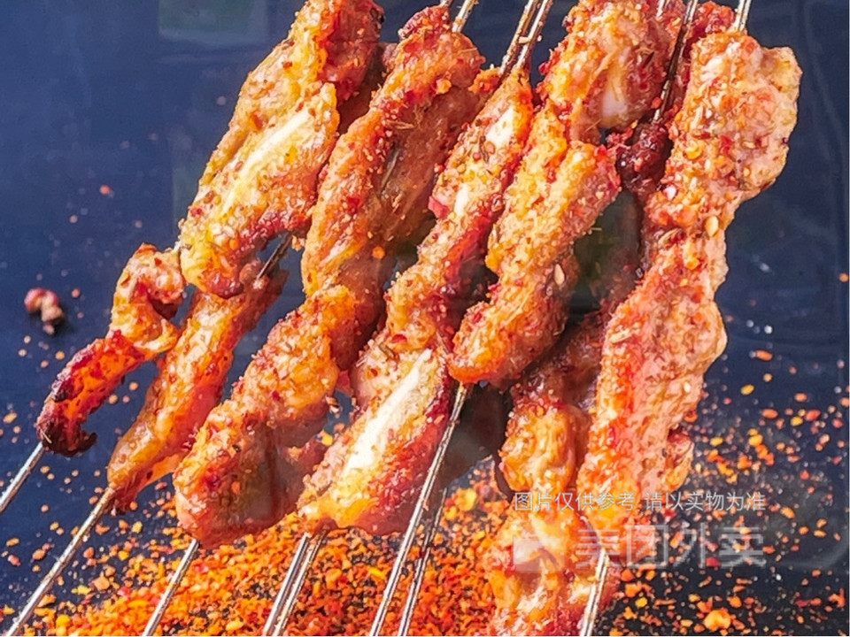 麻辣排骨串图片