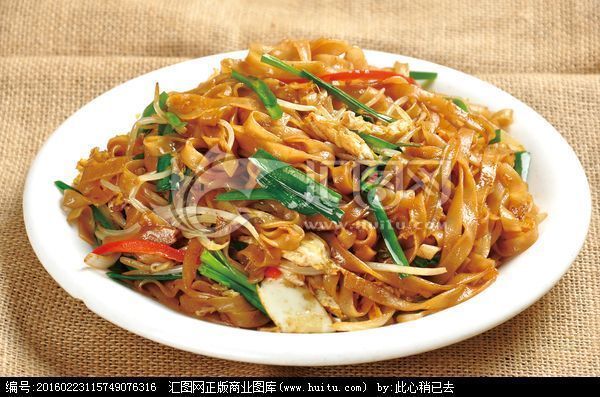 湿炒河粉图片