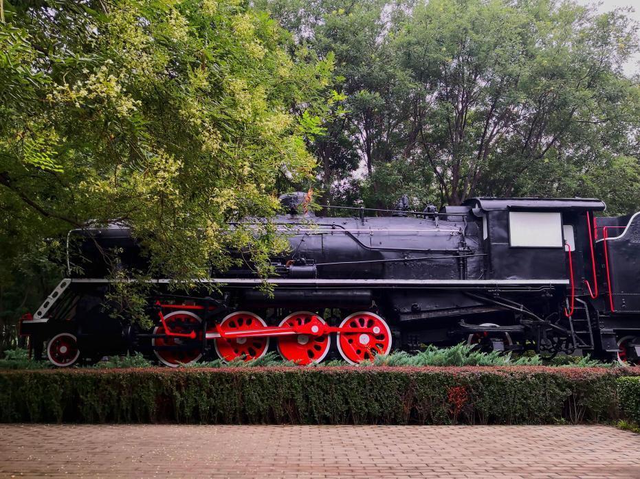 北京798艺术区火车图片