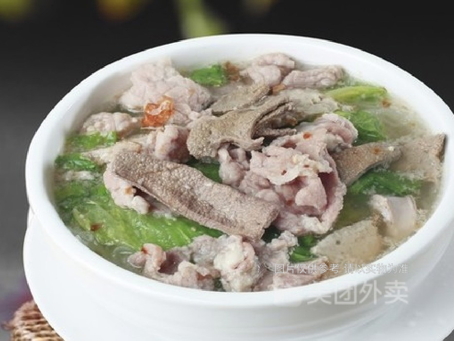 猪杂汤饭图片