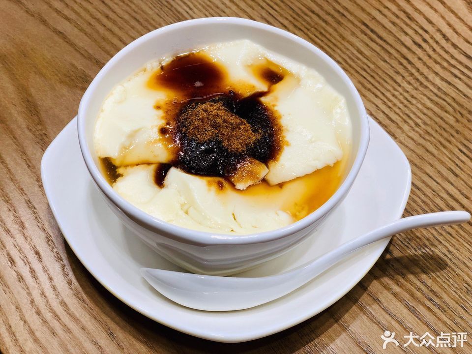 姜汁红糖豆腐花图片