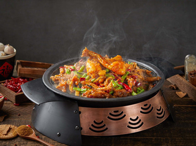 孜然味牛蛙图片