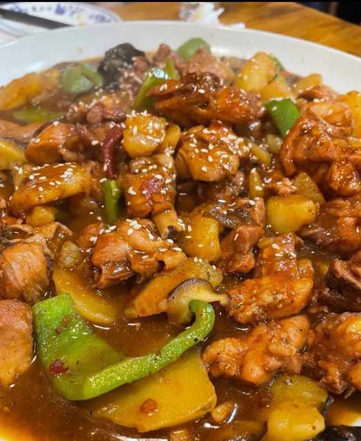 大盘鸡单人餐图片