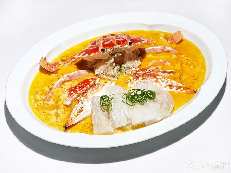 鸡油花雕蒸大花蟹陈村粉图片