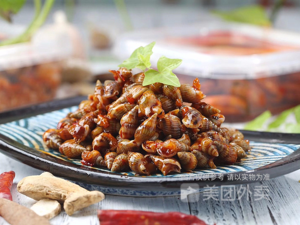 辣炒麻辣海丁图片
