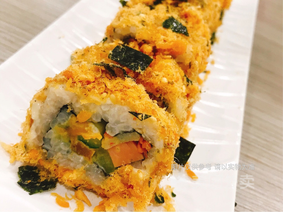 招牌国王肉松紫菜包饭图片