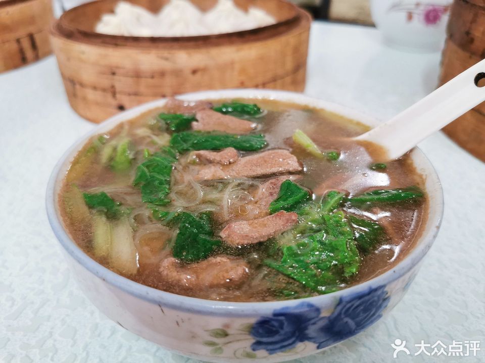 猪肝粉丝汤,图片