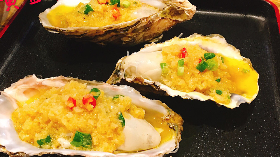 黄金蒜蓉生蚝图片