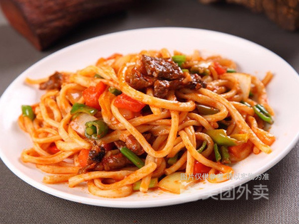 新疆炒拉条图片