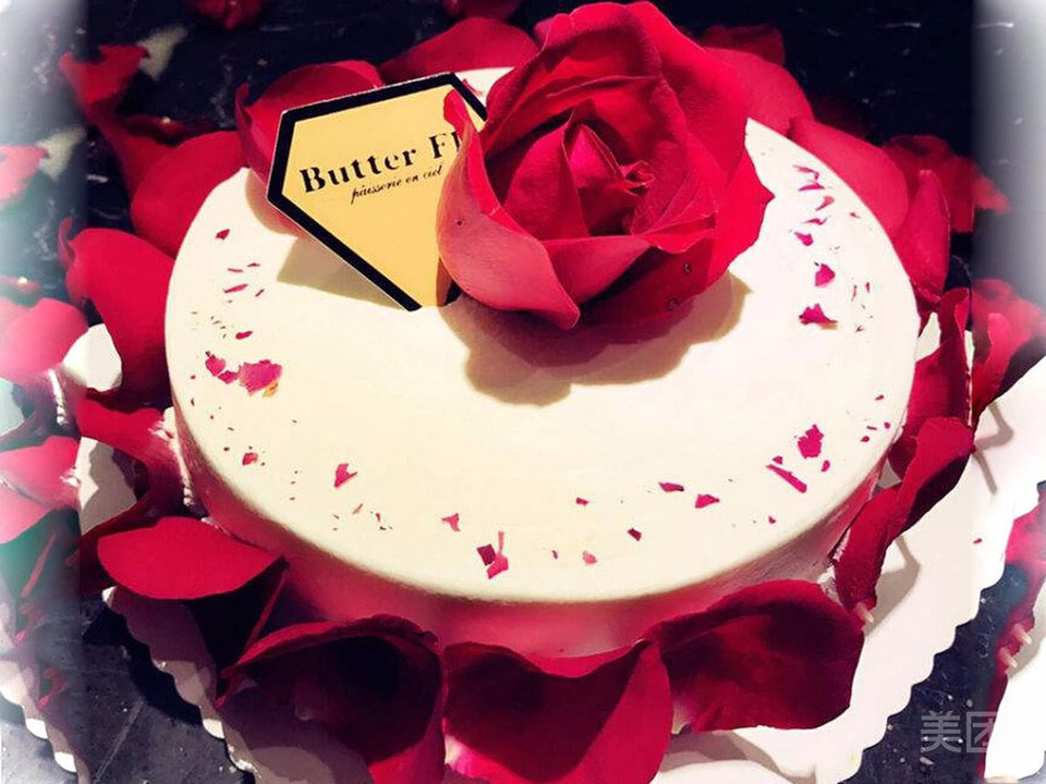 鲜花蛋糕圆形