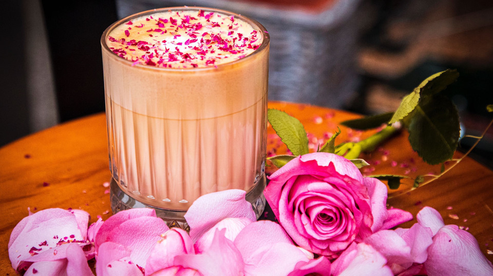 玫瑰拿铁图片