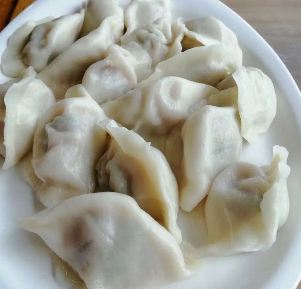 南瓜虾仁水饺图片