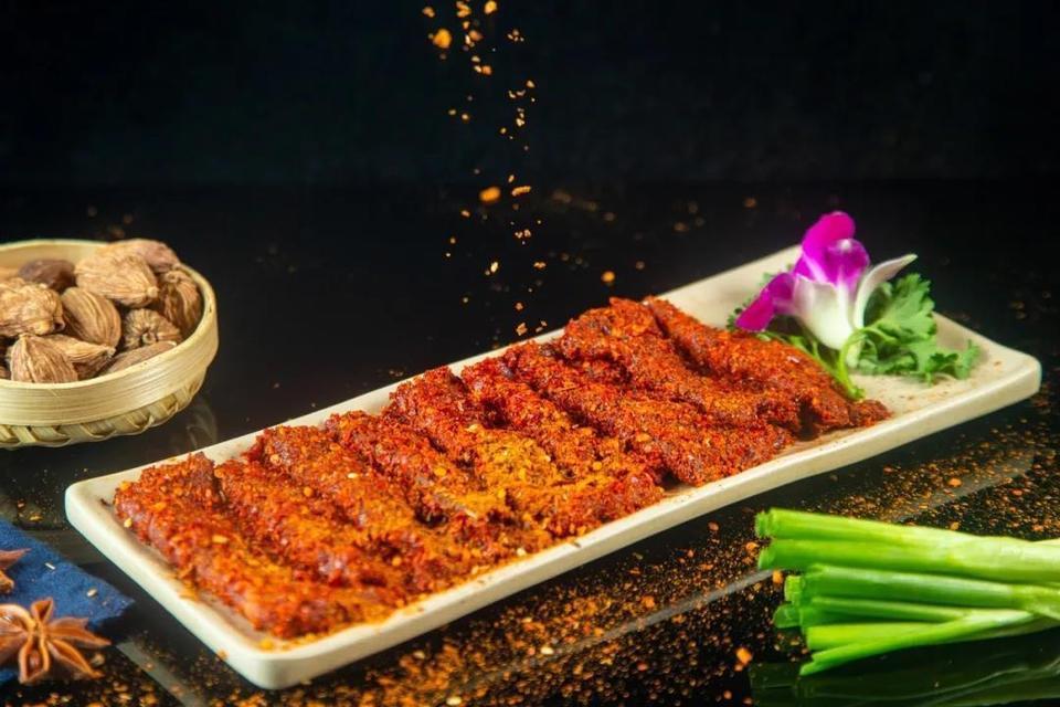 麻辣牛肉图片
