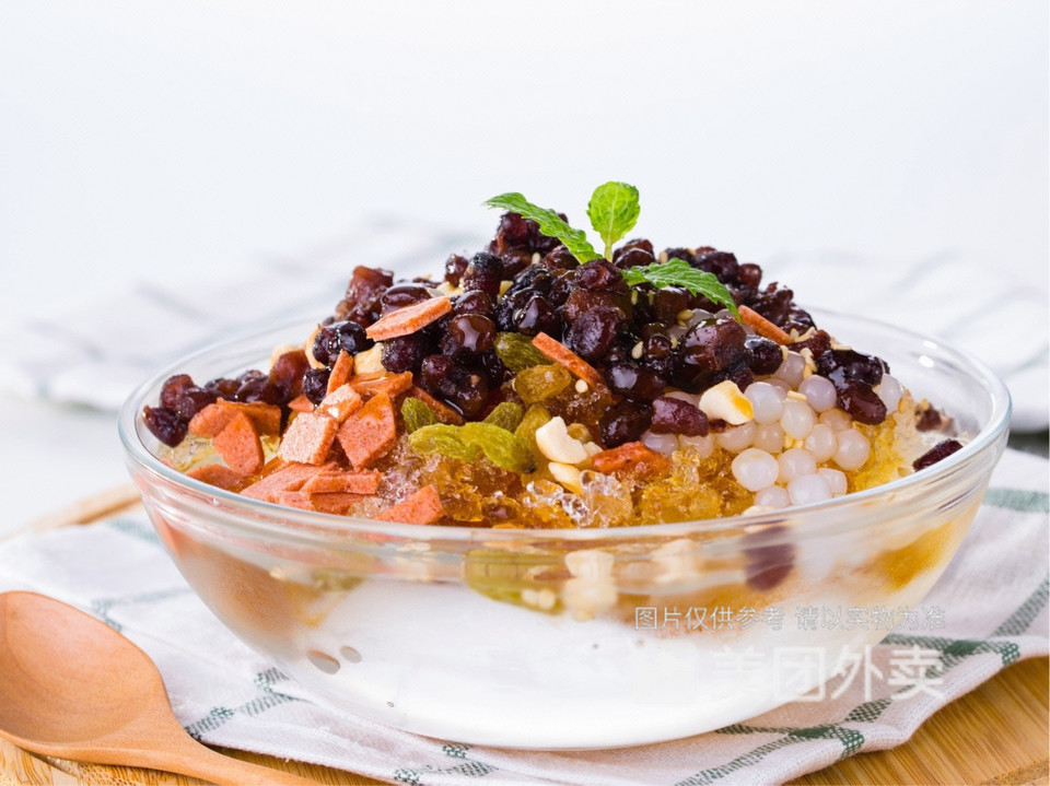 红豆冰粉图片