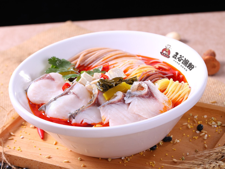 五谷麻辣渔粉图片