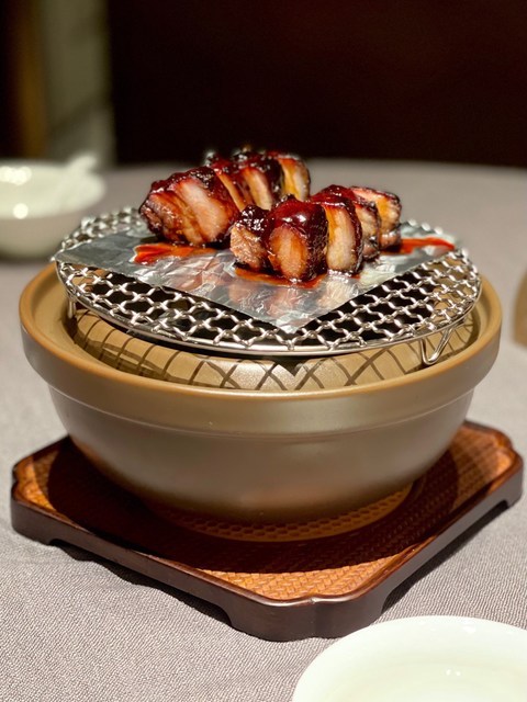 秘制黑叉烧图片