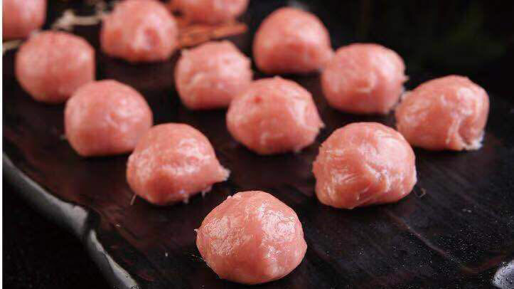 招牌手打牛肉丸图片
