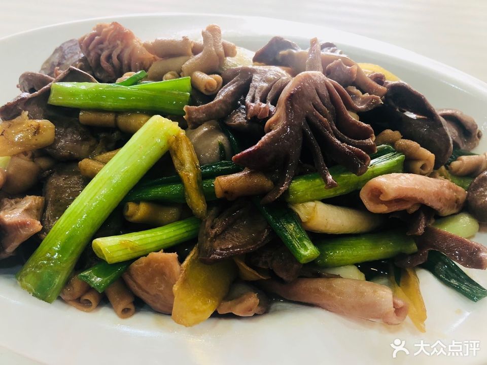 姜葱炒鹅杂