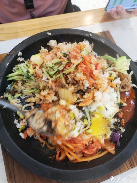 五花肉铁板饭图片