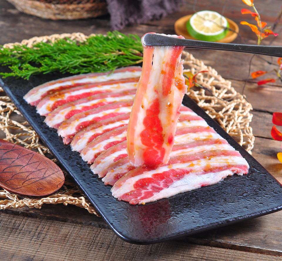 秘制牛五花图片