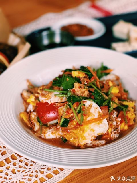 凉拌荷包蛋图片