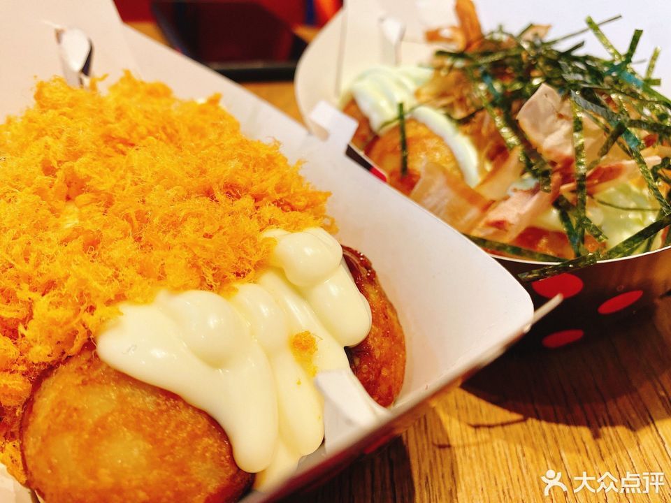 肉松章鱼小丸子图片