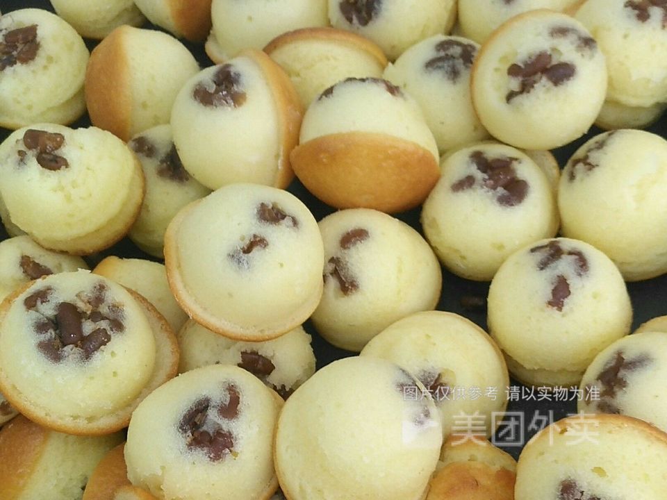 红豆小丸子蛋糕图片