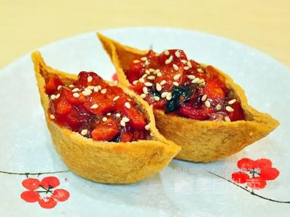 八爪鱼腐皮寿司图片