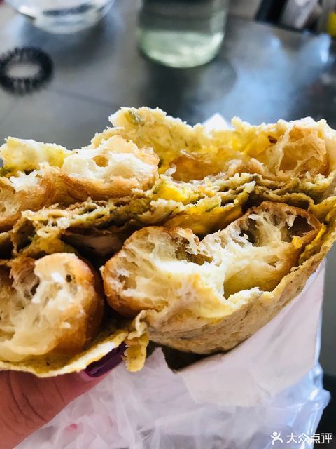 润兴石磨煎饼果子图片