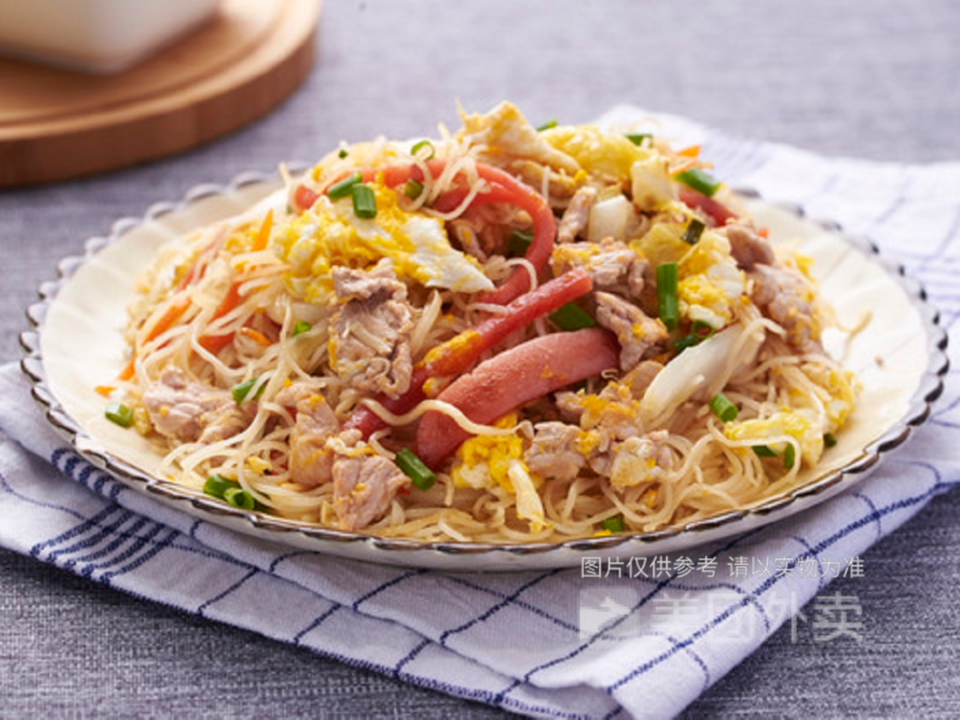 牛肉炒米线图片