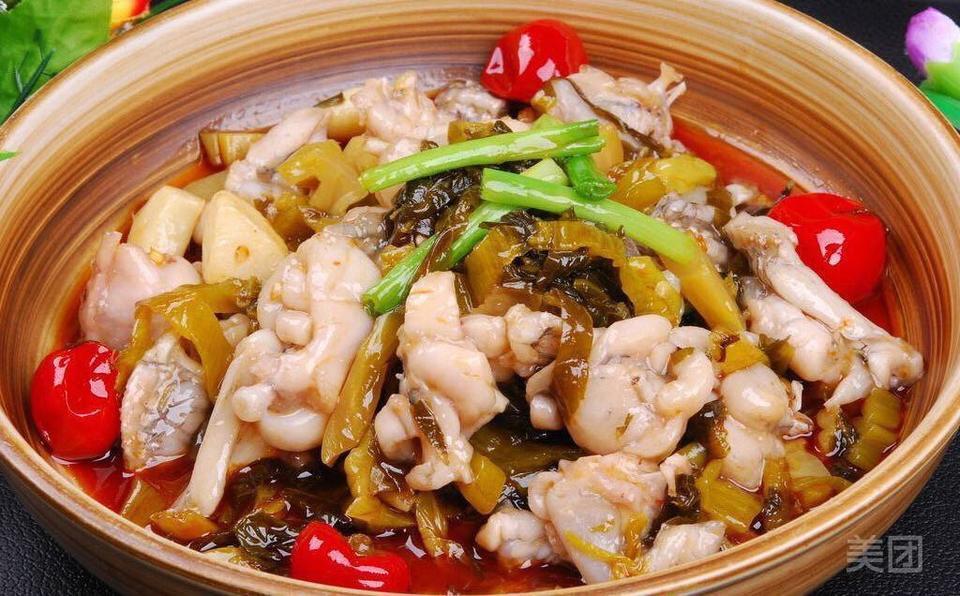 酸菜牛蛙图片