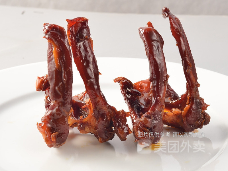 甜辣黑鸭鸭锁骨图片