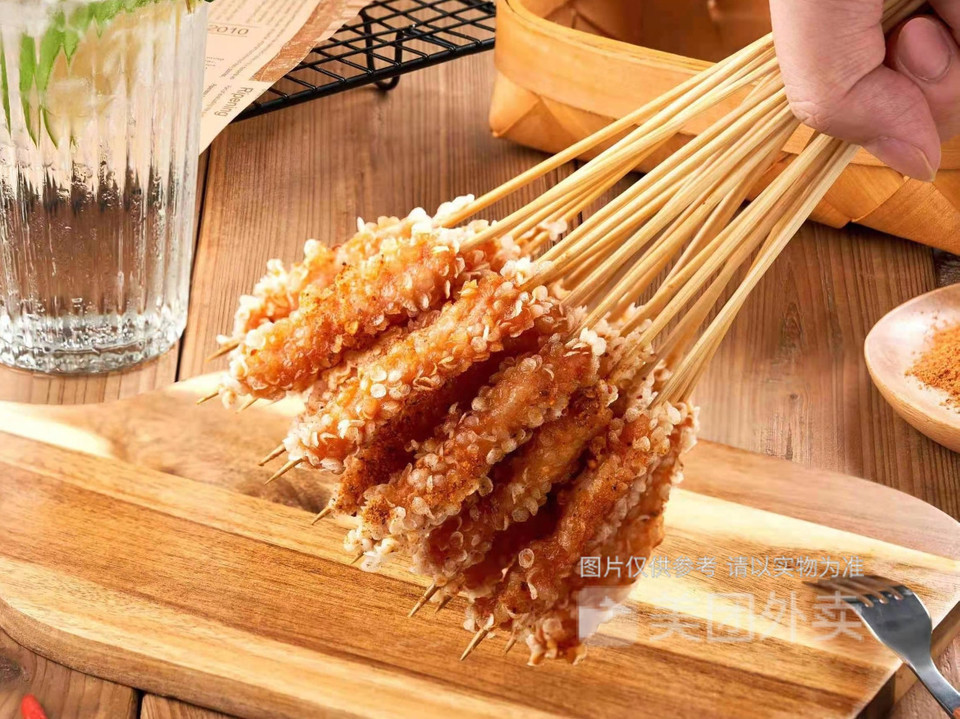 正新雪花鸡柳图片