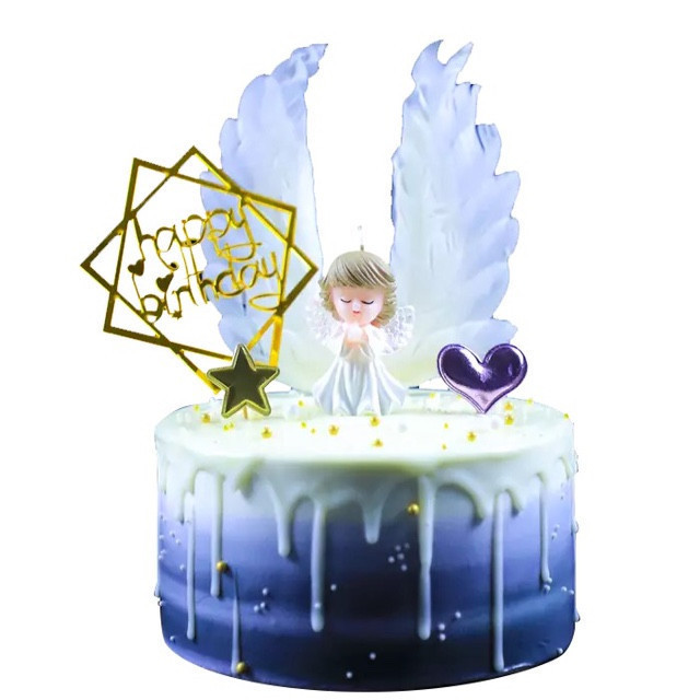 网红天使娃娃蛋糕图片