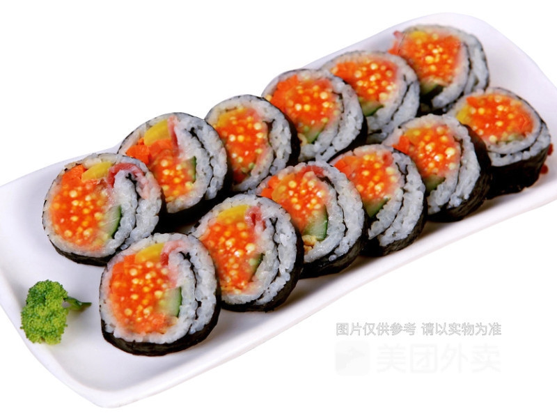 鱼籽酱紫菜包饭图片