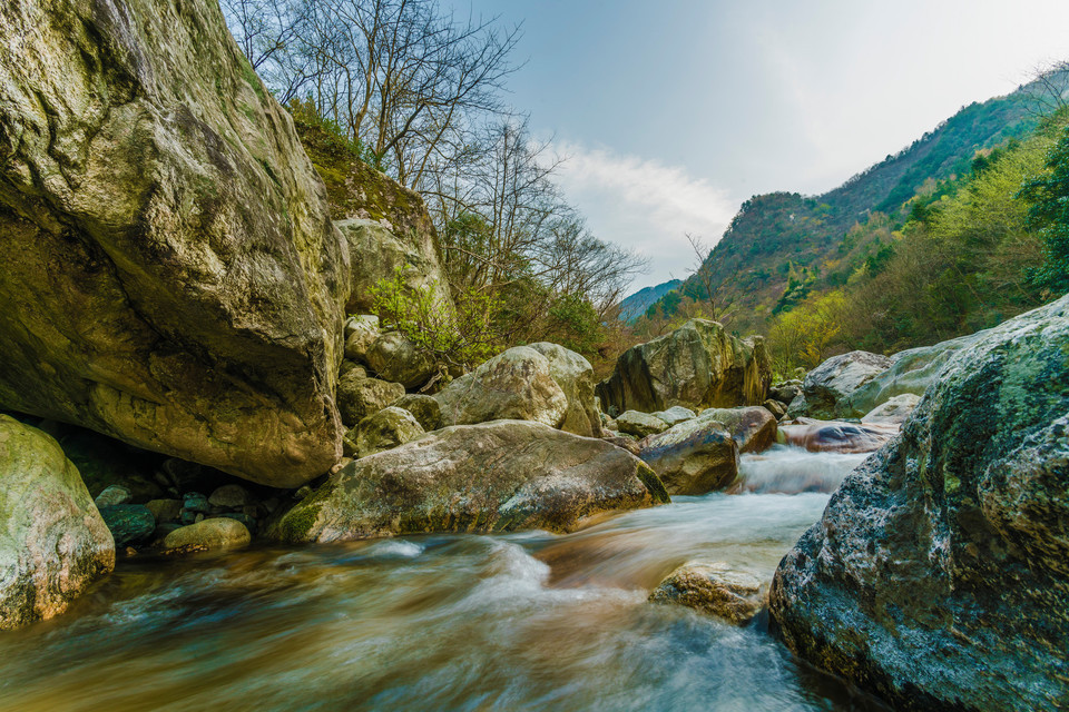 天堂寨风景区白马大峡谷