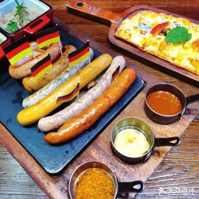 香肠拼盘图片